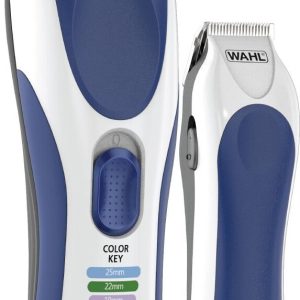 Wahl - Hårtrimmer Sæt - Color Pro Cordless Combo - 09649-916 - Hvid Blå